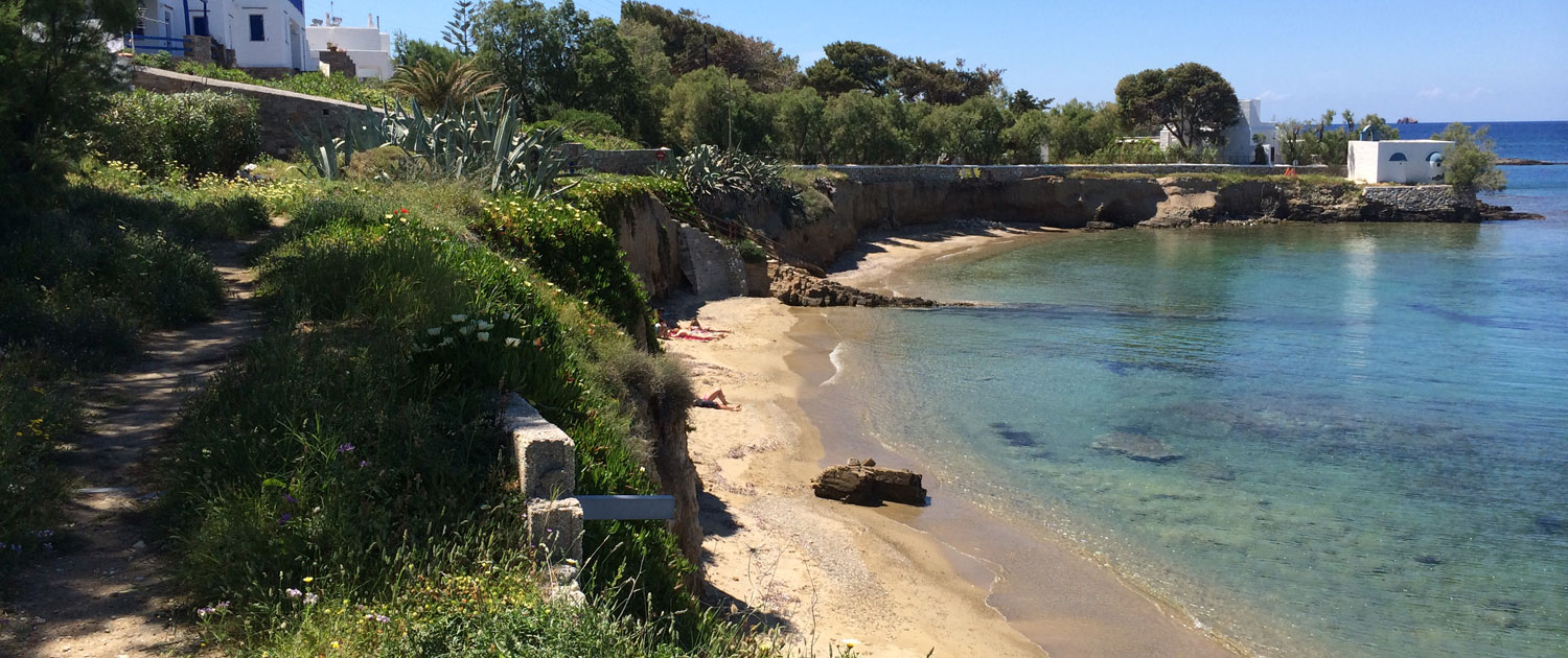 Paros Rooms Dora view on the bay of Parikia