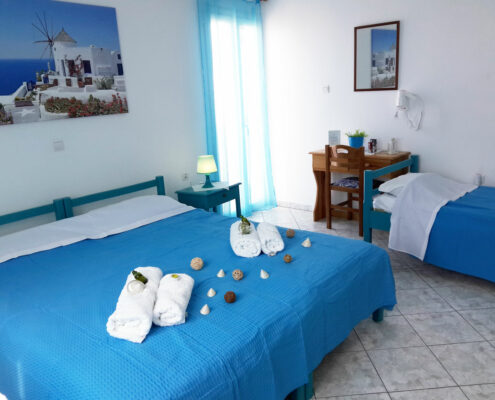 Τρίκλινο Δωμάτιο με θέα στον Κήπο